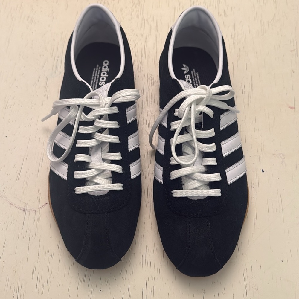 Adidas Womens Black and White Sneakers